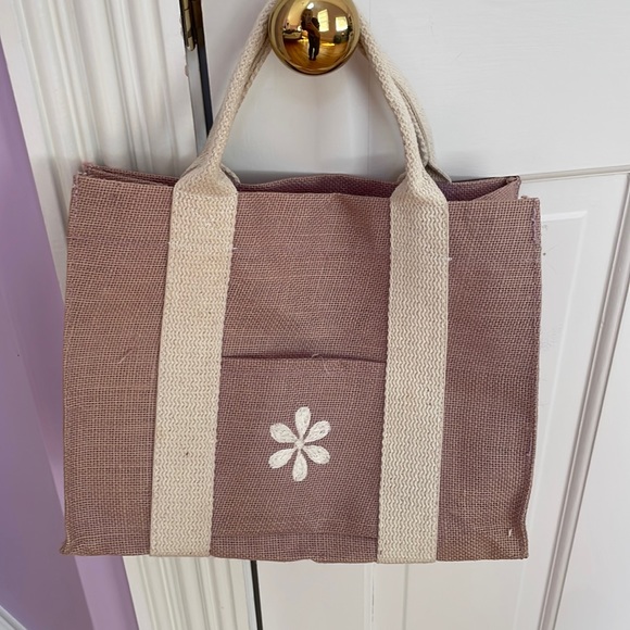 Other - Pink mini bag perfect for picnics or beach days